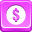 Dollar Coin Icon 32x32 png